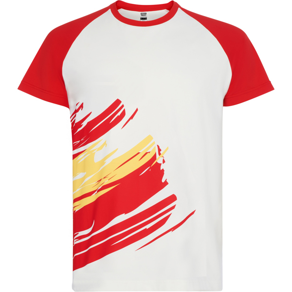 CA0324 FORZA ROLY - Camiseta de manga corta con costuras laterales
