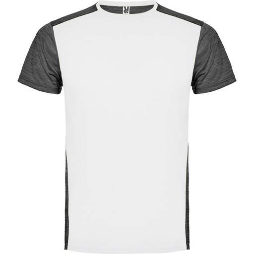 [00022608] CA6653 ZOLDER ROLY - Camiseta técnica manga corta transpirable (AMARILLO FLUOR/NEGRO VIGORE, 12)