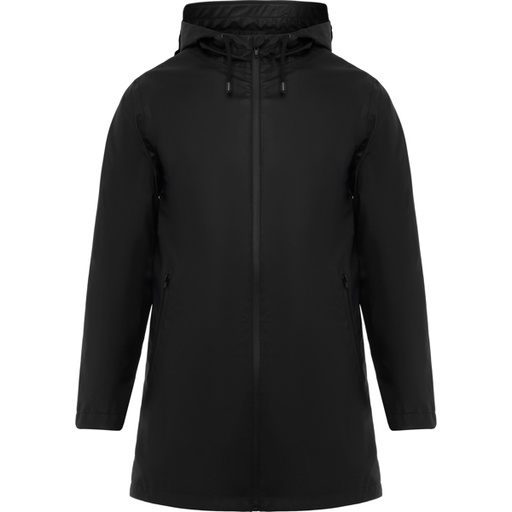 [00024557] CB5201 SITKA ROLY - Chubasquero con capucha fija y visera resistente al agua (NEGRO, S)
