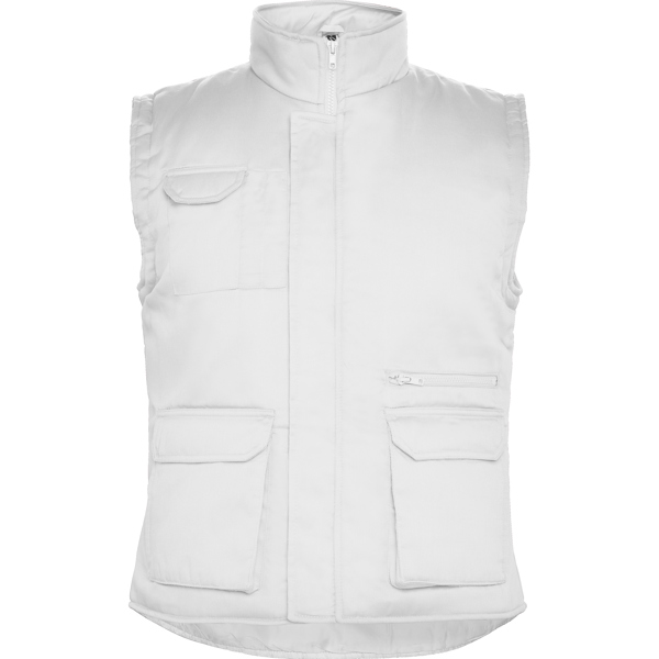 CC5067 ALMANZOR ROLY - Chaleco laboral multibolsillos acolchado con faldón trasero