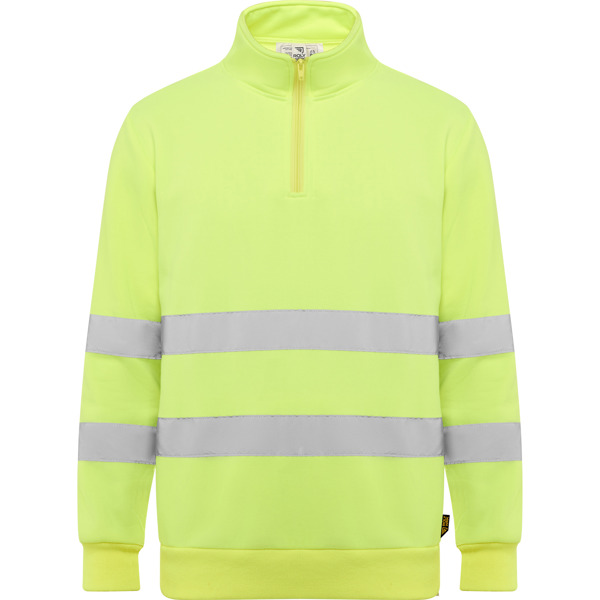 HV9314 SPICA ROLY - Sudadera media cremallera de alta visibilidad
