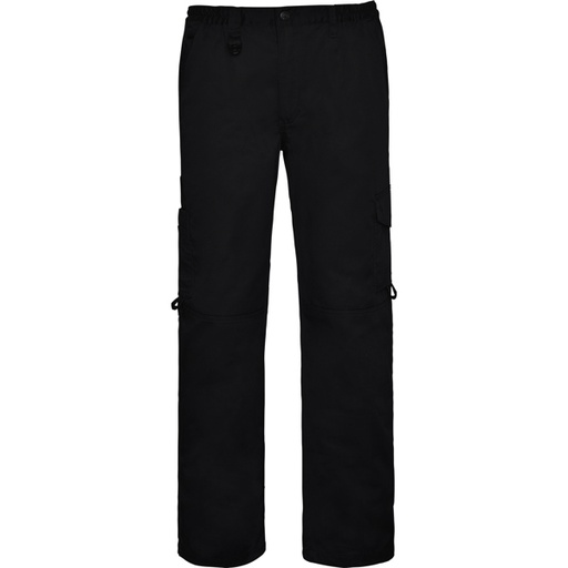 [00028293] PA9108 PROTECT ROLY - Pantalón largo multibolsillos con botón metálico personalizado (NEGRO, 38)