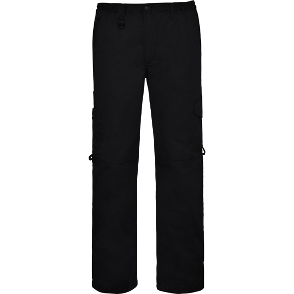PA9108 PROTECT ROLY - Pantalón largo multibolsillos con botón metálico personalizado