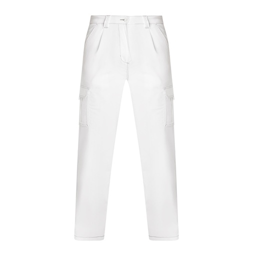 [00028506] PA9205 DAILY STRETCH ROLY - Pantalón largo multibolsillos (BLANCO, 38)