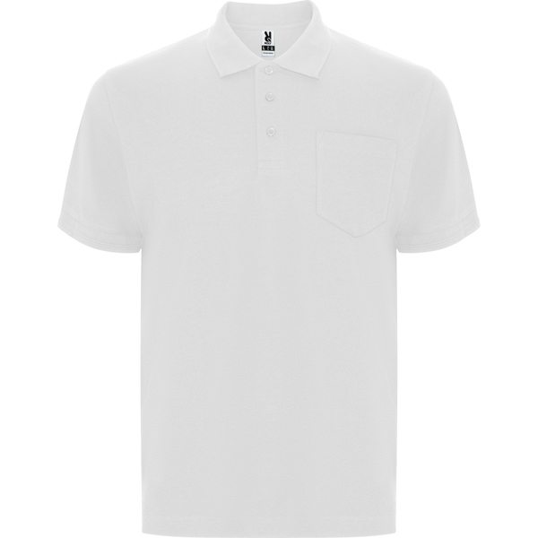 PO6607 CENTAURO PREMIUM ROLY - Polo de manga corta con bolsillo en pecho izquierdo con tratamiento antipilling