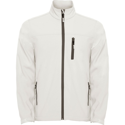[00031479] SS6432 ANTARTIDA ROLY - Chaqueta softshell de 2 capas con cremallera frontal invertida a contraste (NEGRO, 12)