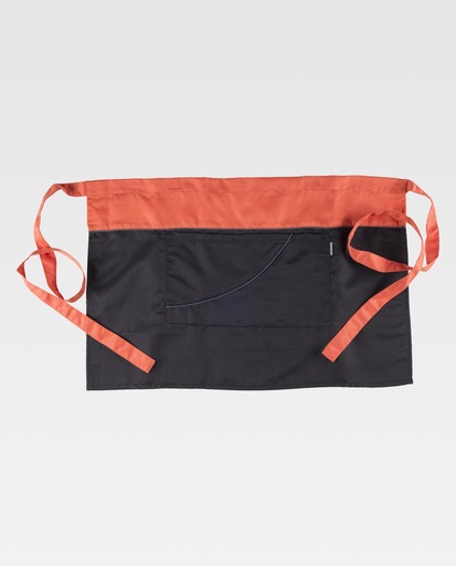 [00163875] M526 WORKTEAM - Delantal (NEGRO+CORAL)