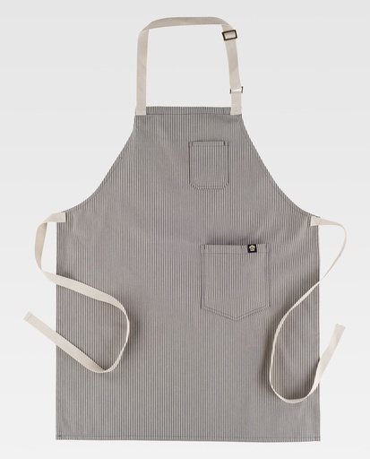 [00164048] M732 WORKTEAM - Delantal (GRIS+NATURAL)