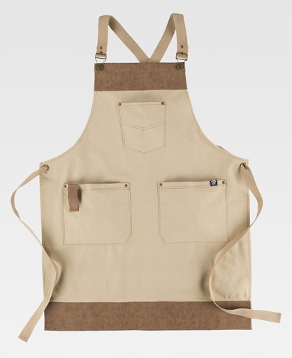 [00164052] M740 WORKTEAM - Delantal (BEIGE+MARRON)