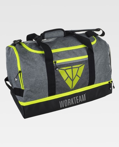 [00169158] WFA411 WORKTEAM - Bolsa (GRIS JASPEADO+AMARILLO A.V.)