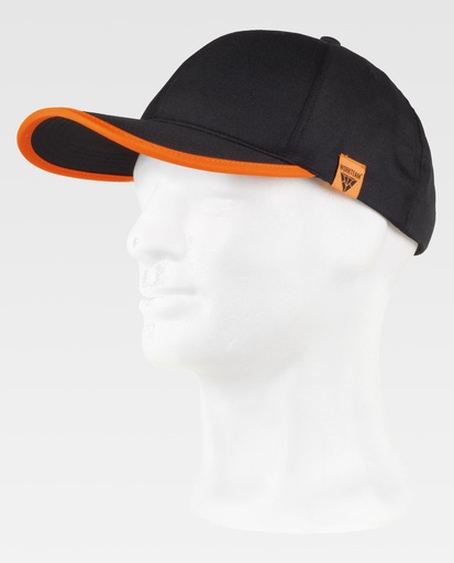 [00169199] WFA908 WORKTEAM - Gorra (GRIS+NARANJA A.V.)