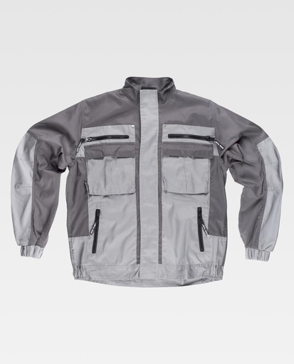 [00035580] B1159 WORKTEAM - Cazadora (GRIS+GRIS CLARO, S)