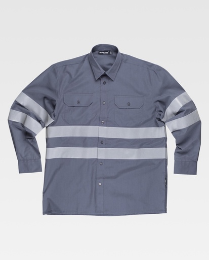 [00038006] B8007 WORKTEAM - Camisa (GRIS, M)
