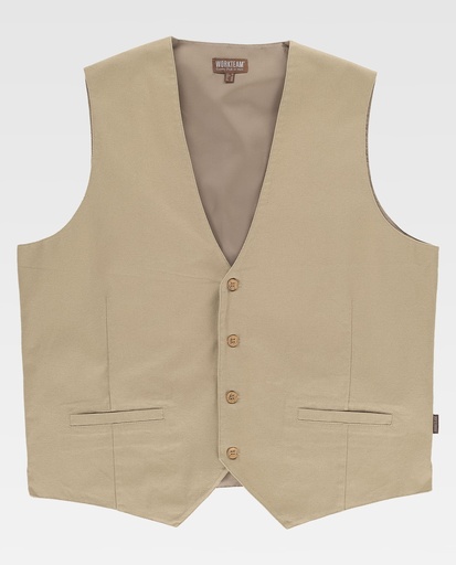 [00038461] B9038 WORKTEAM - Chaleco (BEIGE, S)