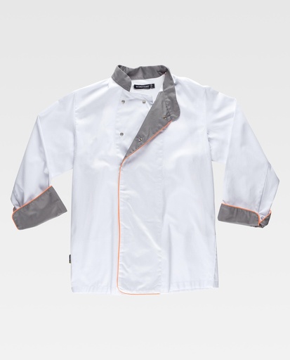 [00038933] B9240 WORKTEAM - Casaca (BLANCO+GRIS+NARANJA A.V., S)