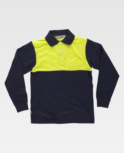 [00040476] C3842 WORKTEAM - Polo (MARINO+AMARILLO A.V., S)