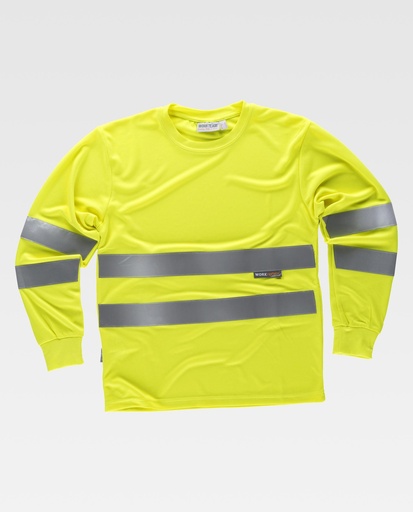 [00040816] C3933 WORKTEAM - Camiseta (AMARILLO A.V., S)