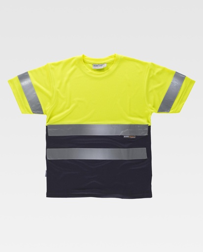 [00040903] C3941 WORKTEAM - Camiseta (AMARILLO A.V.+MARINO, S)