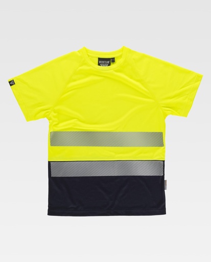 [00040965] C3975 WORKTEAM - Camiseta (AMARILLO A.V.+MARINO, S)