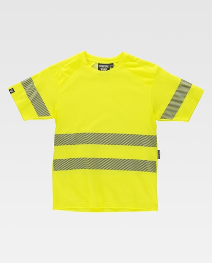 [00041001] C3980 WORKTEAM - Camiseta (AMARILLO A.V., S)