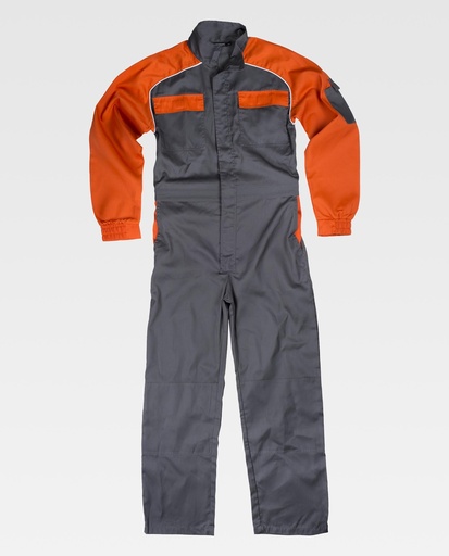 [00041507] C4503 WORKTEAM - Buzo (GRIS+NARANJA, 50)