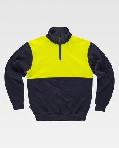 [00041947] C9840 WORKTEAM - Sudadera (MARINO+AMARILLO A.V., S)