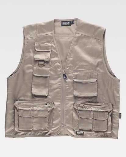[00043968] S3100 WORKTEAM - Chaleco (BEIGE, M)