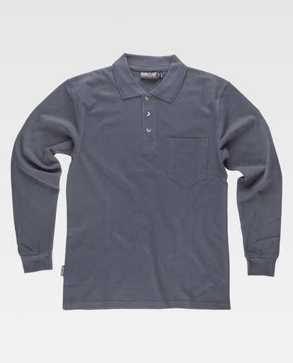 [00044716] S6508 WORKTEAM - Polo (GRIS OSCURO, S)