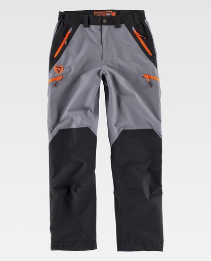 [00166850] S8320 WORKTEAM - Pantalon (GRIS+NEGRO, S)
