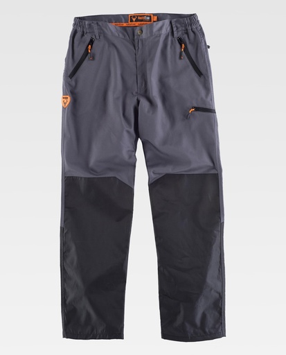 [00166859] S8335 WORKTEAM - Pantalon (GRIS+NEGRO, S)