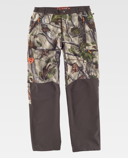 [00045384] S8365 WORKTEAM - Pantalon (CAMUFLAJE BOSQUE VERDE+MARRÓN, S)
