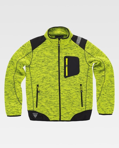 [00045989] S9455 WORKTEAM - Chaqueta (AMARILLO A.V.+NEGRO, S)