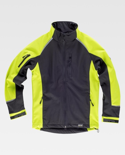 [00046132] S9498 WORKTEAM - Workshell (NEGRO+AMARILLO A.V., S)