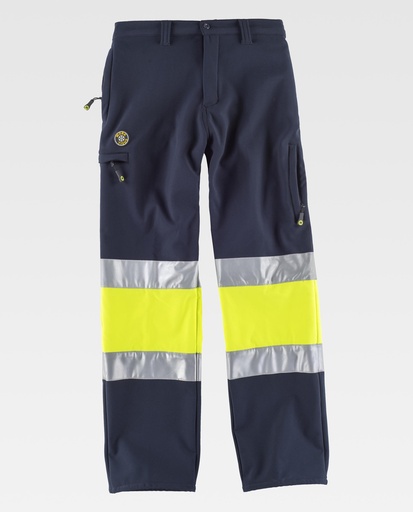 [00046334] S9820 WORKTEAM - Pantalon (MARINO+AMARILLO A.V., S)
