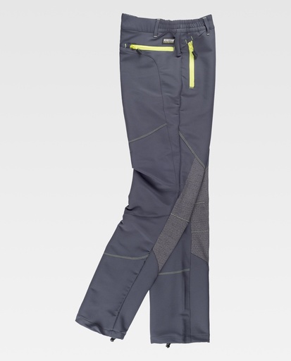 [00046368] S9855 WORKTEAM - Pantalon (GRIS OSCURO+NEGRO, S)