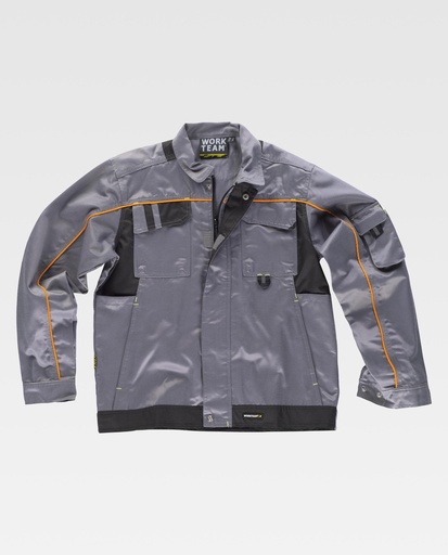 [00046889] WF1901 WORKTEAM - Cazadora (GRIS+NEGRO, M)