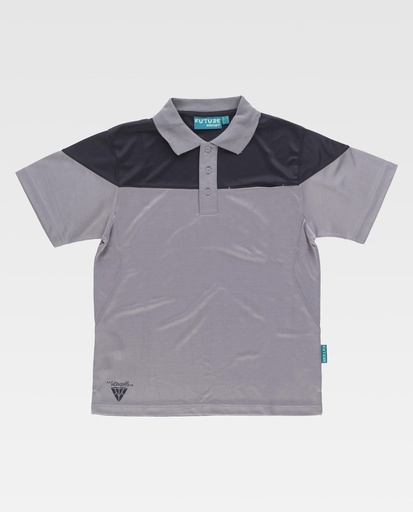 [00046934] WF2616 WORKTEAM - Polo (GRIS+NEGRO, S)