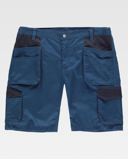 [00046954] WF2617 WORKTEAM - Bermuda (AZAFATA+NEGRO, S)
