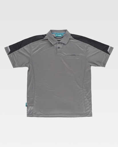 [00047122] WF2850 WORKTEAM - Polo (GRIS+NEGRO, M)
