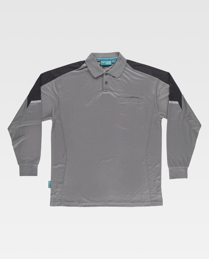 [00047134] WF2852 WORKTEAM - Polo (GRIS+NEGRO, M)