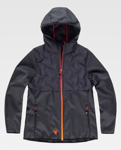 [00047226] WF3025 WORKTEAM - Workshell (GRIS OCURO+NARANJA FLUOR, S)