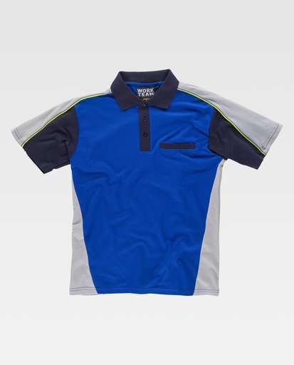 [00047515] WF5855 WORKTEAM - Polo (AZULINA+GRIS CLARO+MARINO, M)