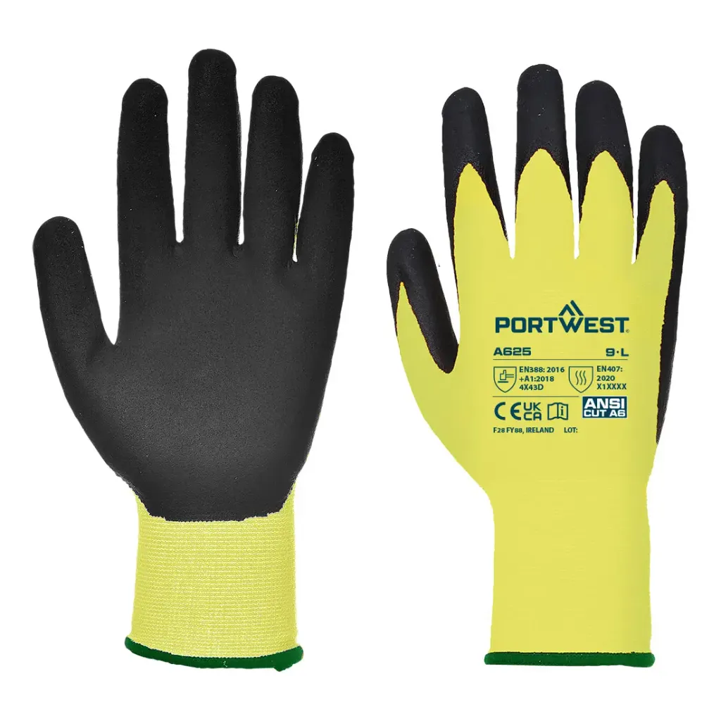 A625 PORTWEST - Guante anticorte con PU Vis-Tex