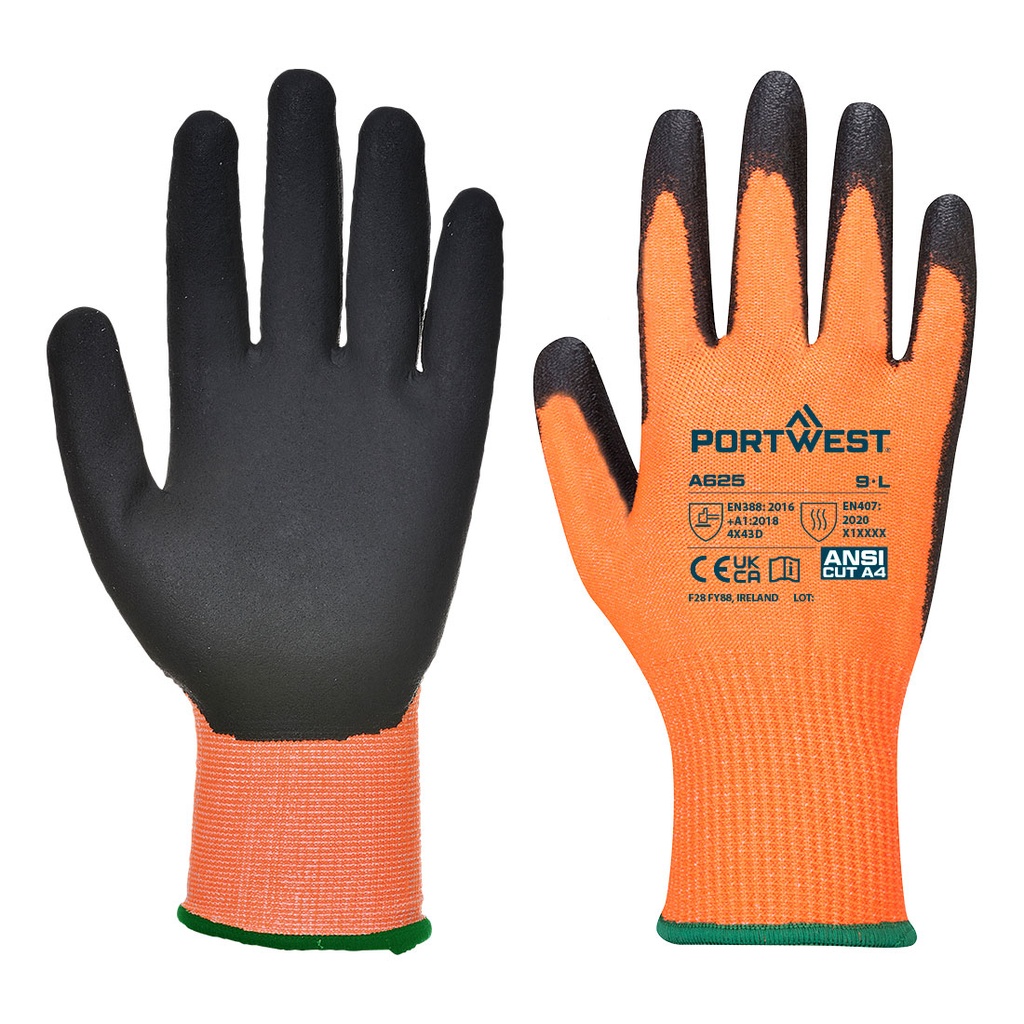 A625 PORTWEST - Guante anticorte con PU Vis-Tex