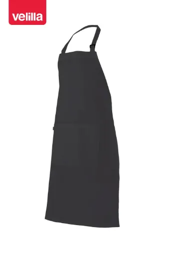 [8287] 404203 VELILLA - Delantal peto con bolsillo (AMARILLO)