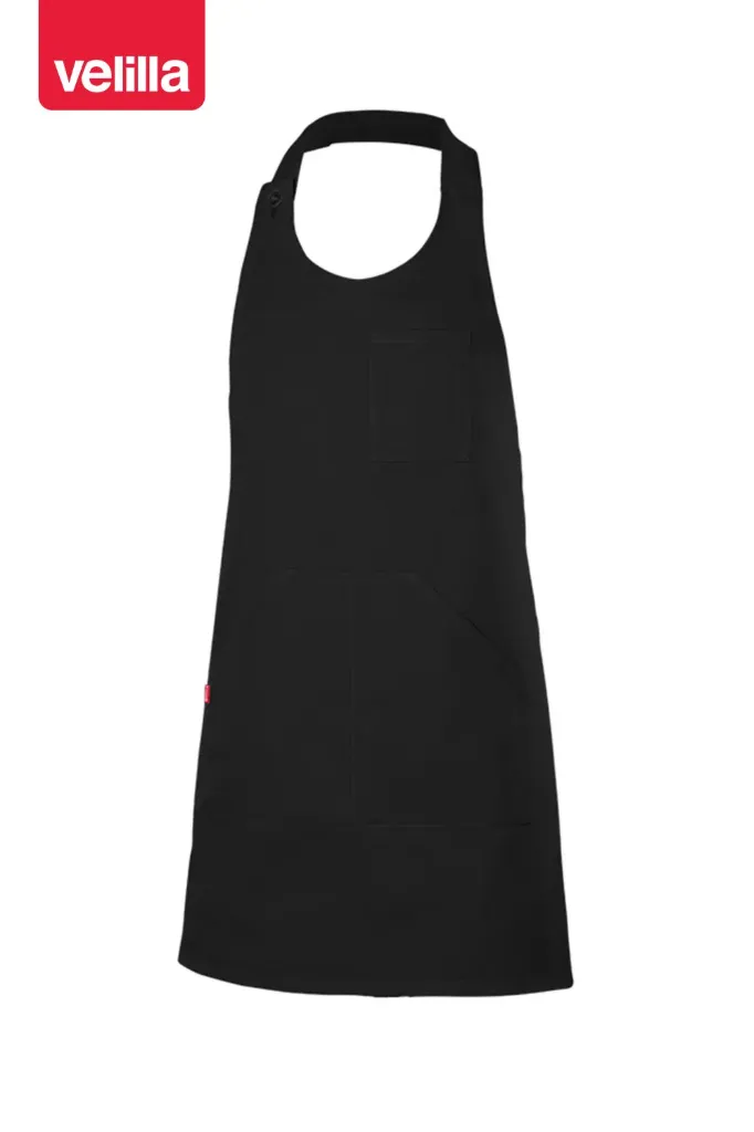 404212 VELILLA - Delantal peto abotonado corto