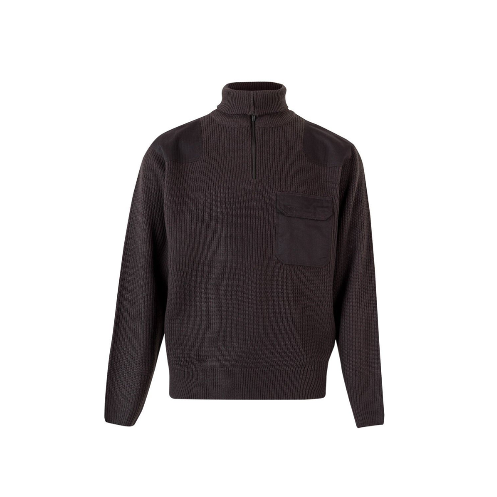 101 VELILLA - Jersey punto grueso con cuello alto