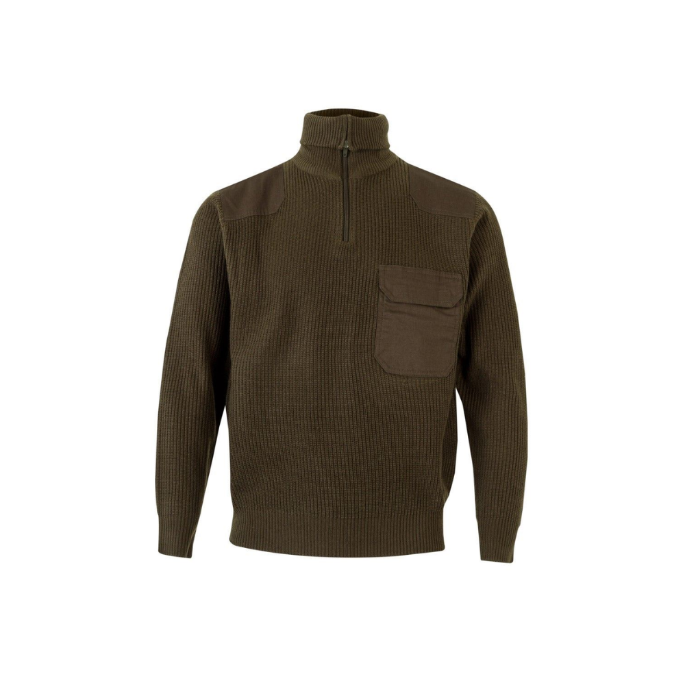 101 VELILLA - Jersey punto grueso con cuello alto