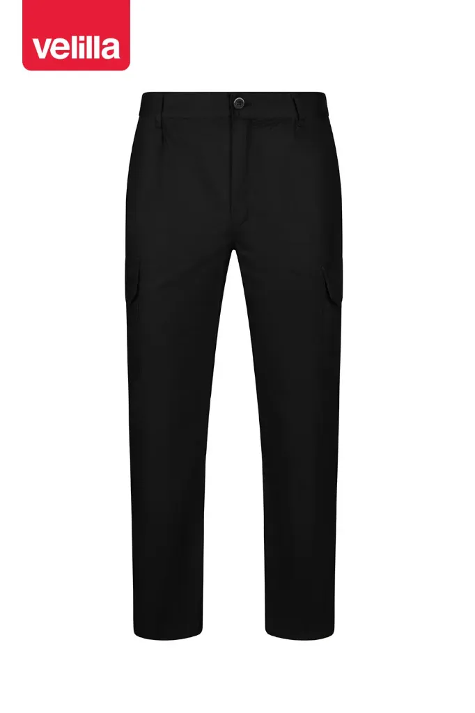 103003 VELILLA - Pantalón 100% algodón multibolsillos