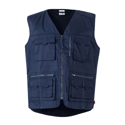 [3819] 105901 VELILLA - Chaleco multibolsillos (AZUL NAVY, S)